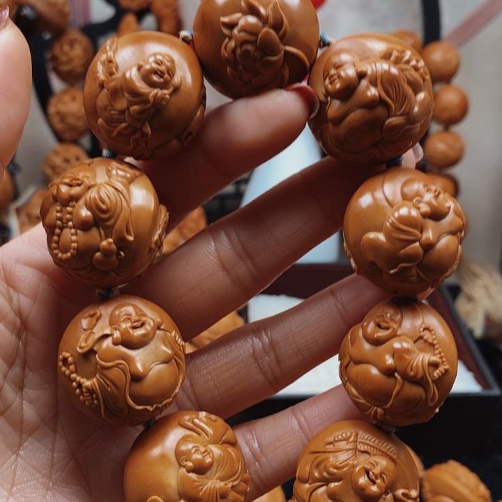 橄榄核手串/手链童子弥勒2.6