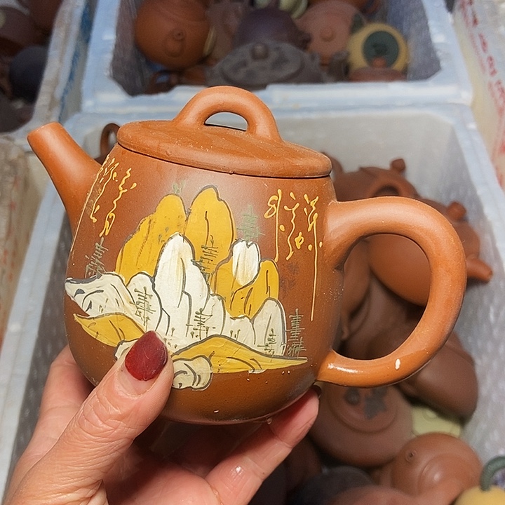 全手工制作宜兴紫砂茶壶