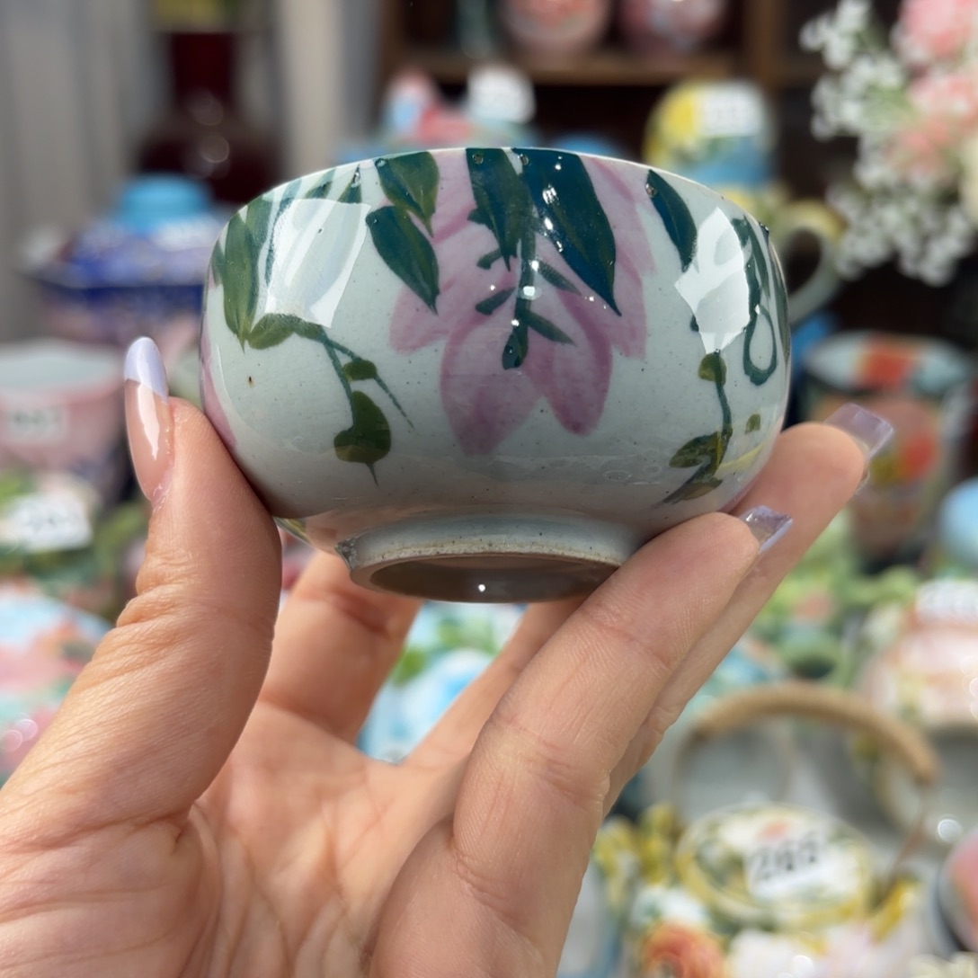 瓷片景德镇手绘高温釉下彩陶瓷茶具