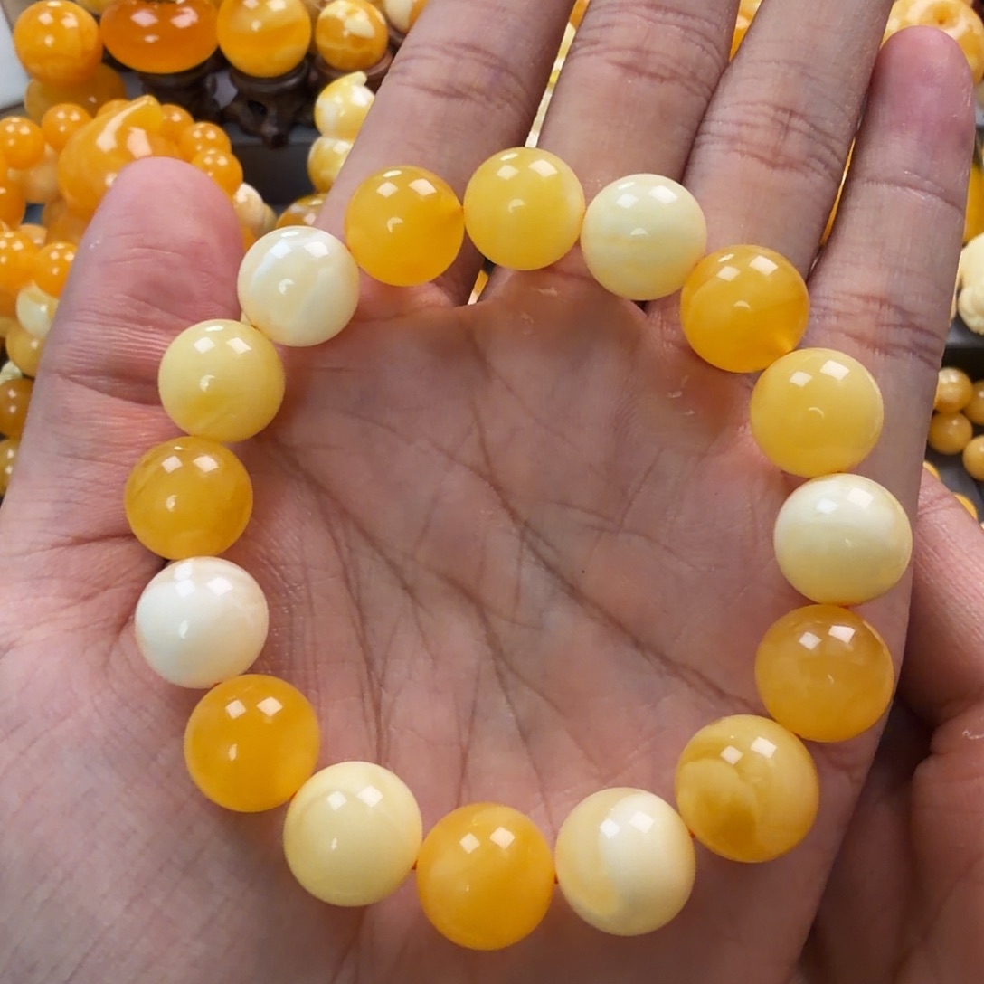 琥珀未镶嵌珠宝奇石13mm