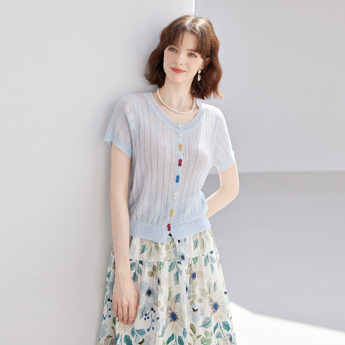 【小余专属】【新款】夏季女式针织衫N522E043