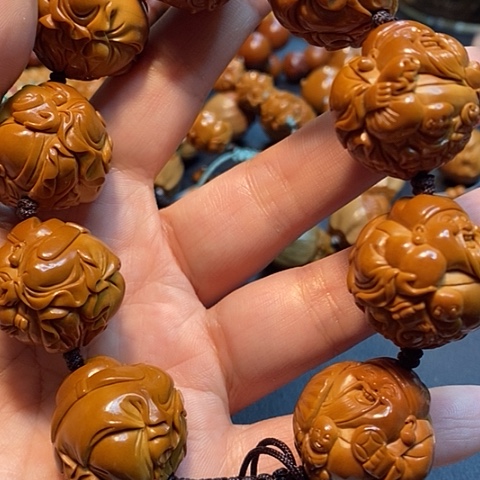 橄榄核手串/手链屹*天橄榄雕