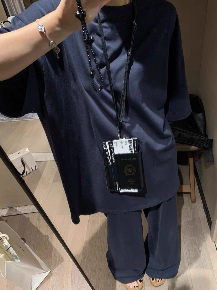 【ZZYZ】慵懒松弛感穿搭必入短袖T恤+休闲裤套装