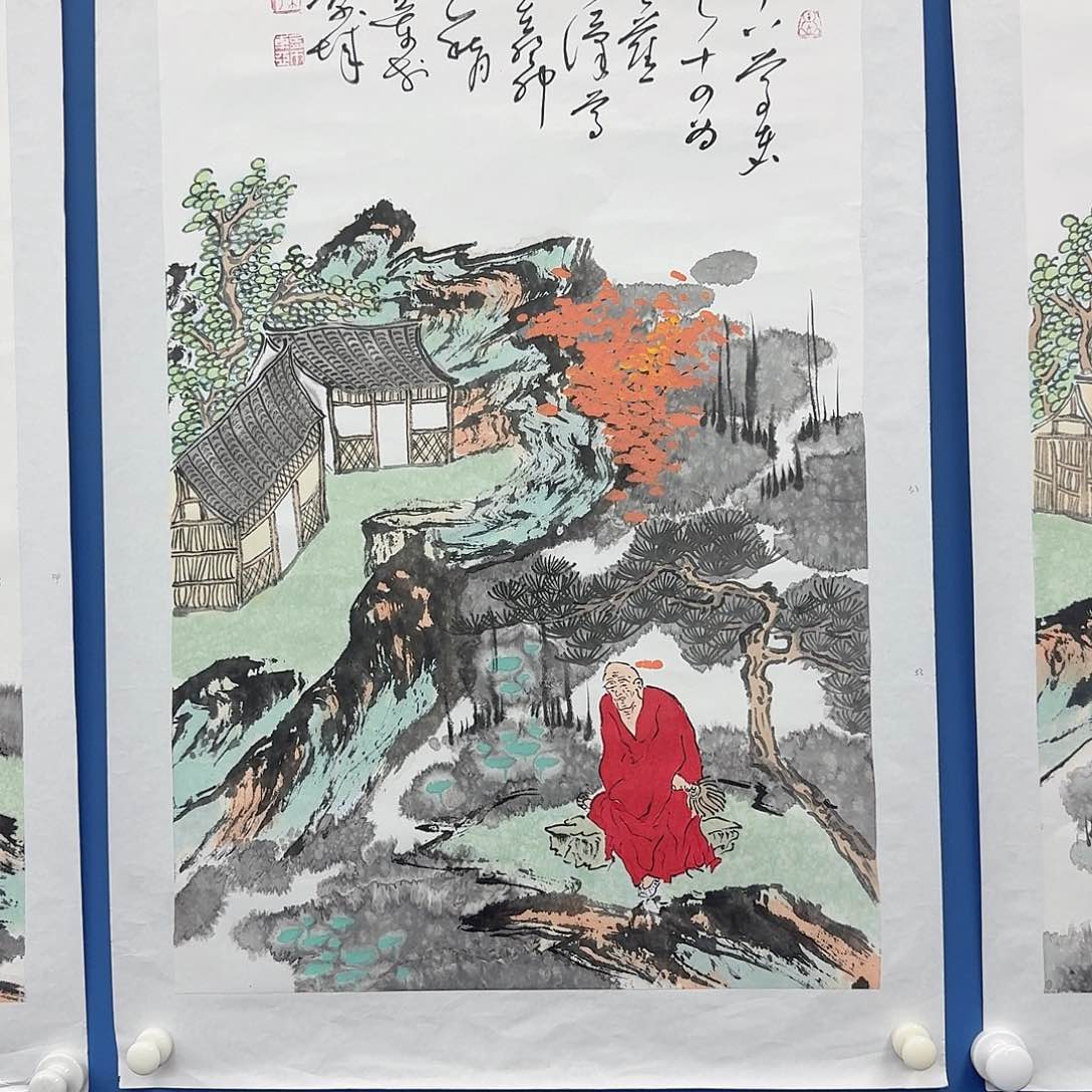 国画多次参加国内外大型