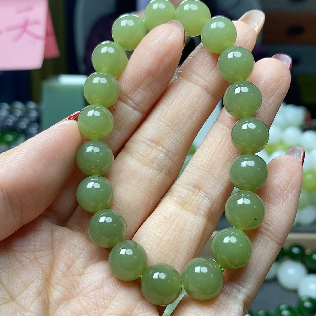 和田玉手链未镶嵌