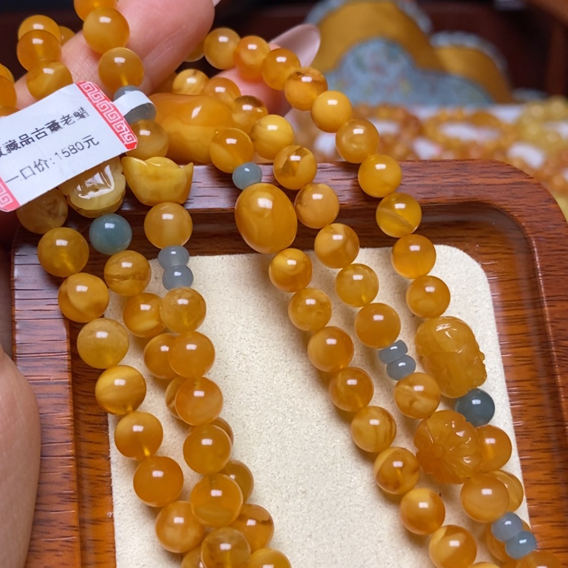 【闪购商品】蜜蜡手链未镶嵌手串