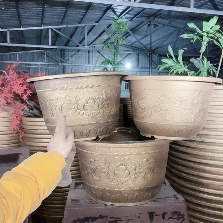 圆形73花盆2个有孔