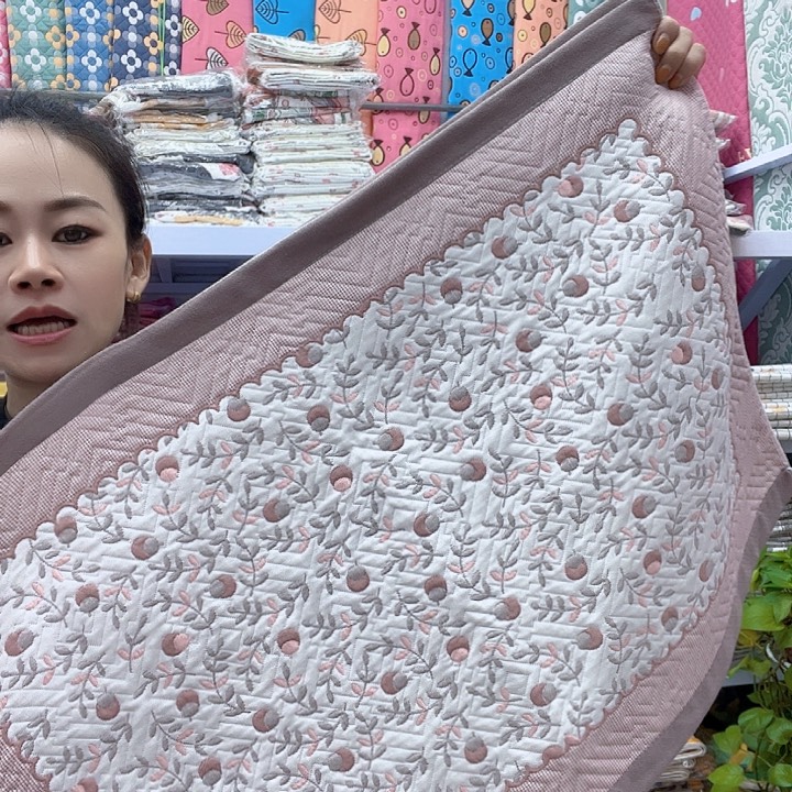 棉咖色小樱桃纯棉