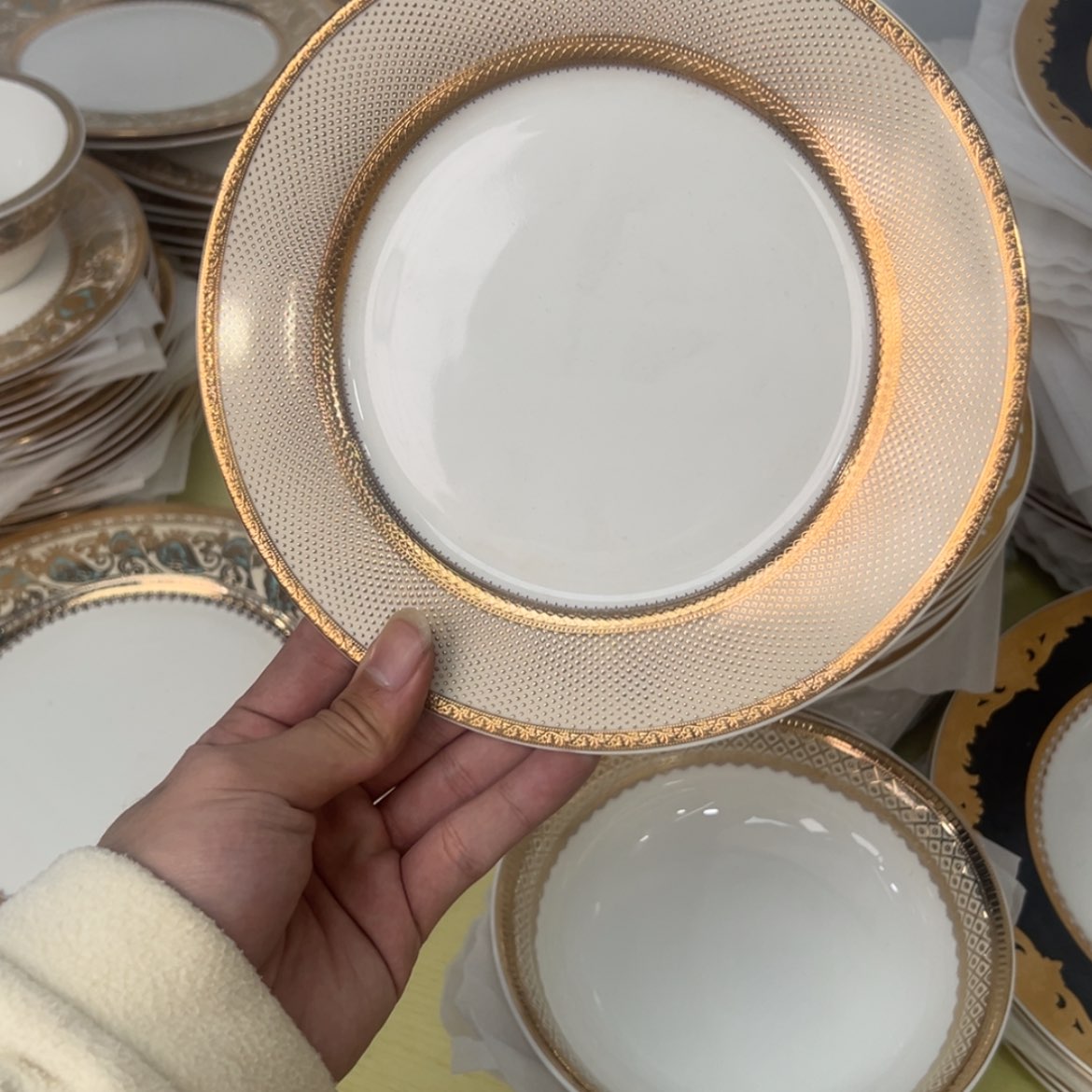 【闪购商品】瓷片8寸平盘两个一单福利价