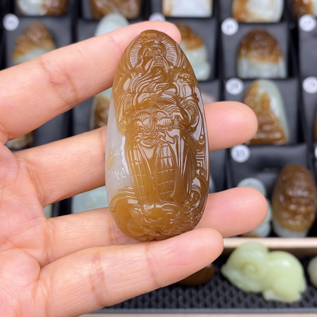 和田玉颈饰未镶嵌幸***星