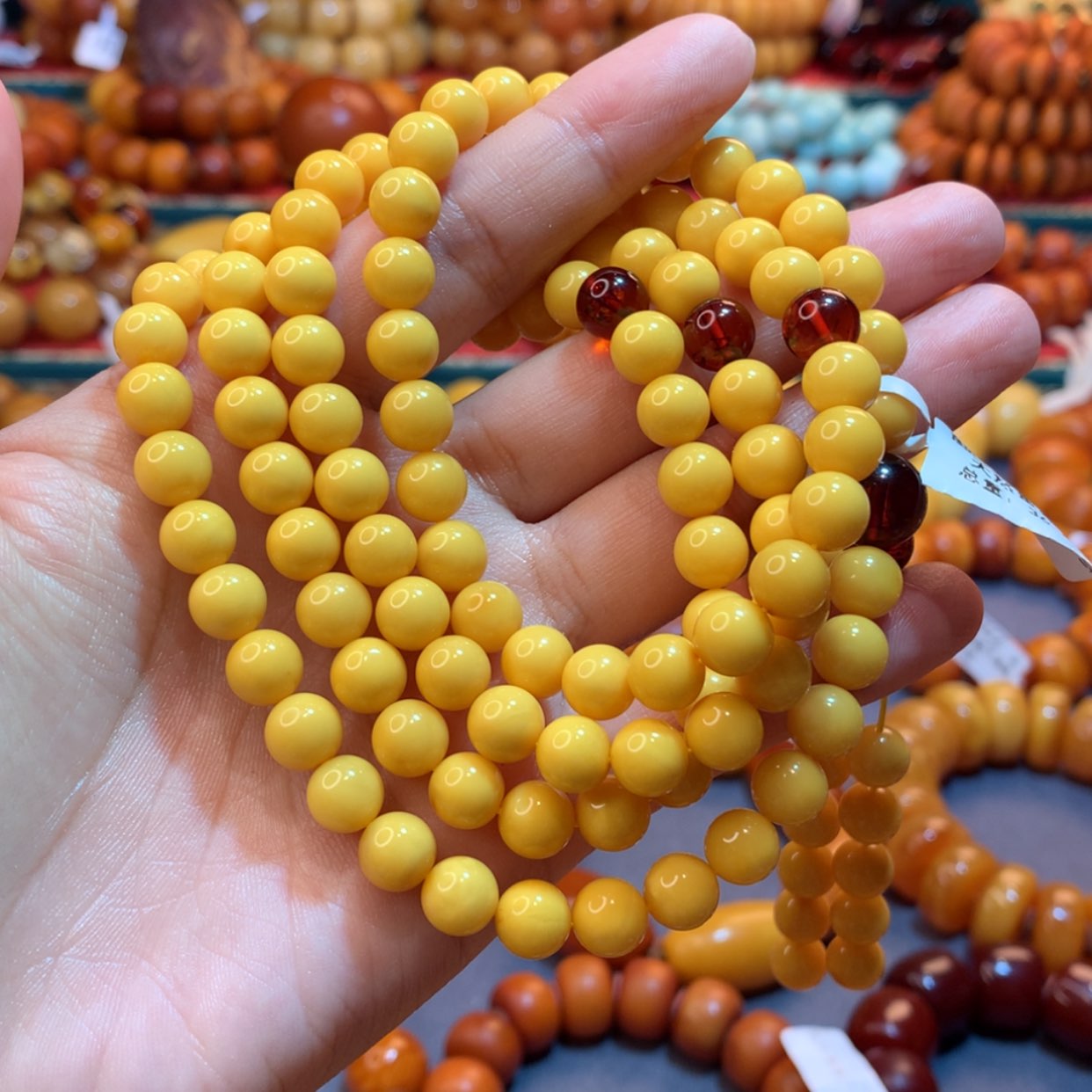 【闪购商品】蜜蜡手链未镶嵌蜜蜡手链