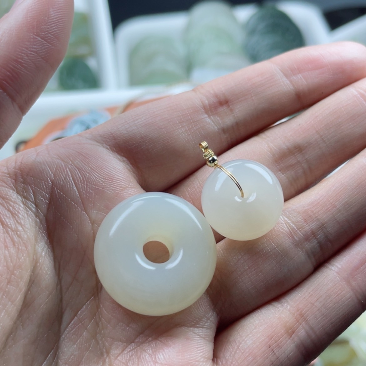 【闪购商品】和田玉颈饰未镶嵌明*。