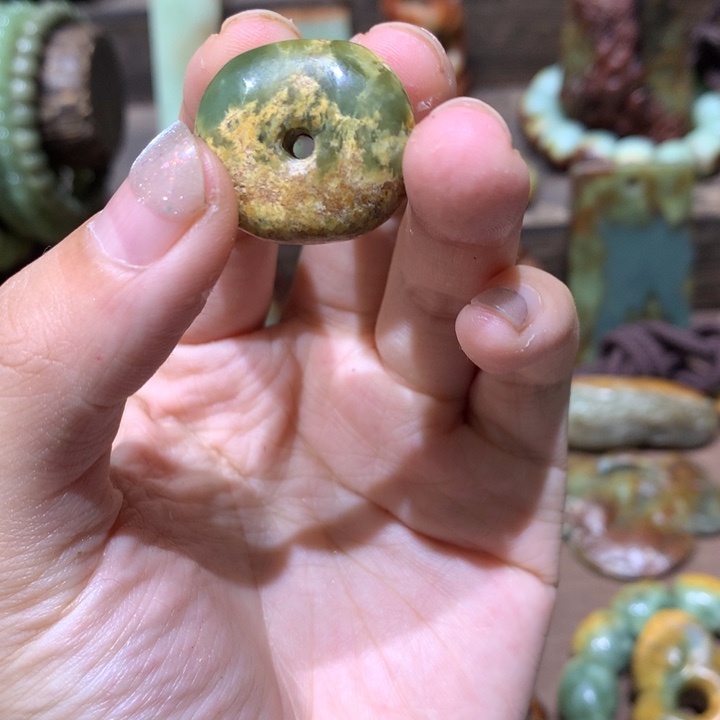 岫岩河磨玉（透闪石质玉）未镶嵌挂件