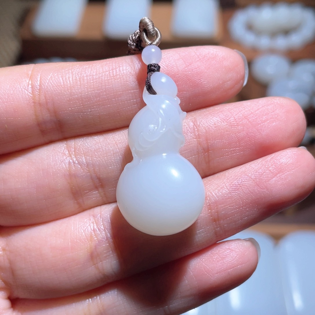 未镶嵌手链和田玉葫芦