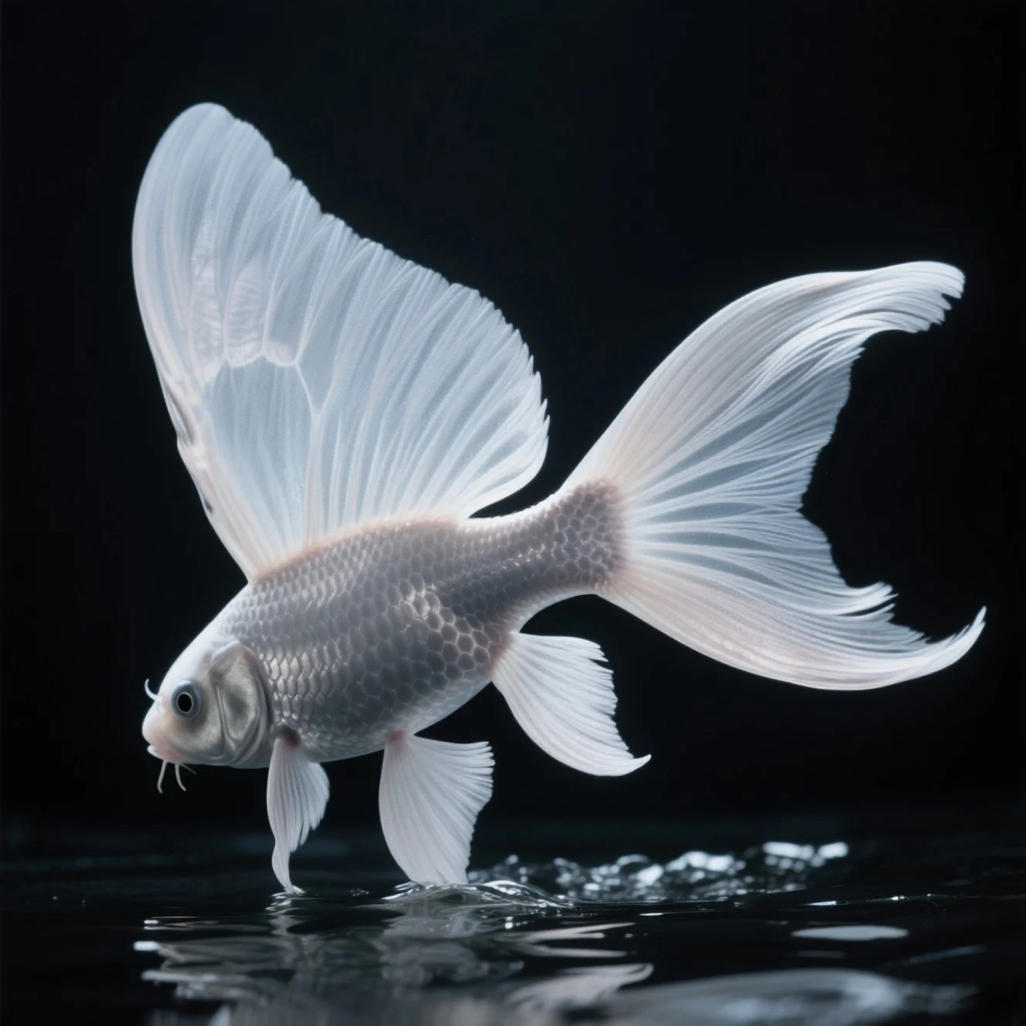 30➕大鳍大尾蝴蝶鲤开叉瑕疵已告知买家（录制开箱视频，入缸无售后）