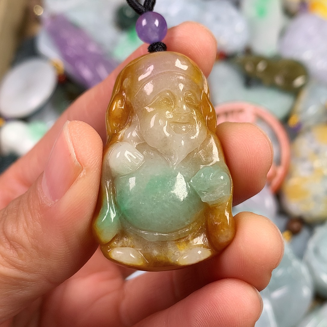 翡翠未镶嵌颈饰天然翡翠