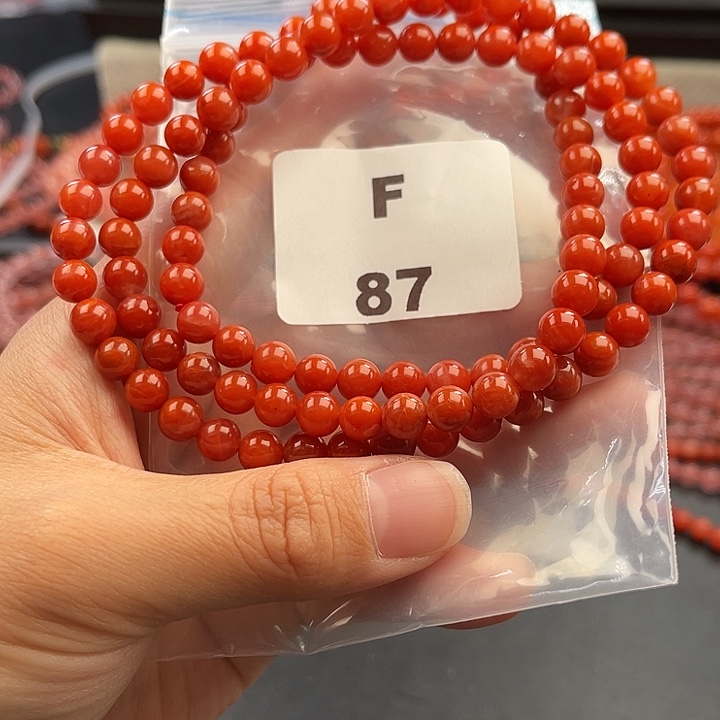 南红玛瑙未镶嵌多样性发货默认微瑕称重6mm