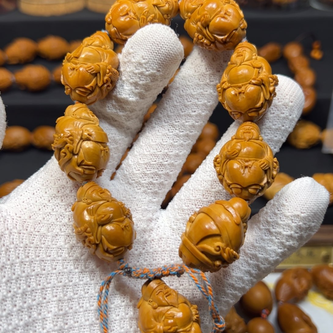 月***影手串/手链橄榄核2.2龙椅财神