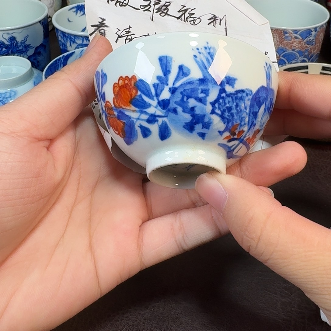 现代景德镇陶瓷杯