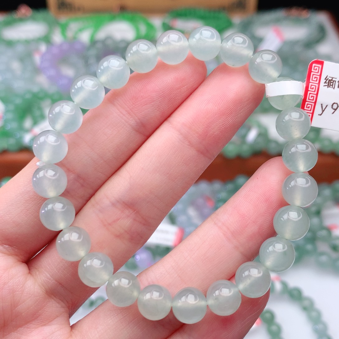 翡翠手链未镶嵌翡翠7.5mm