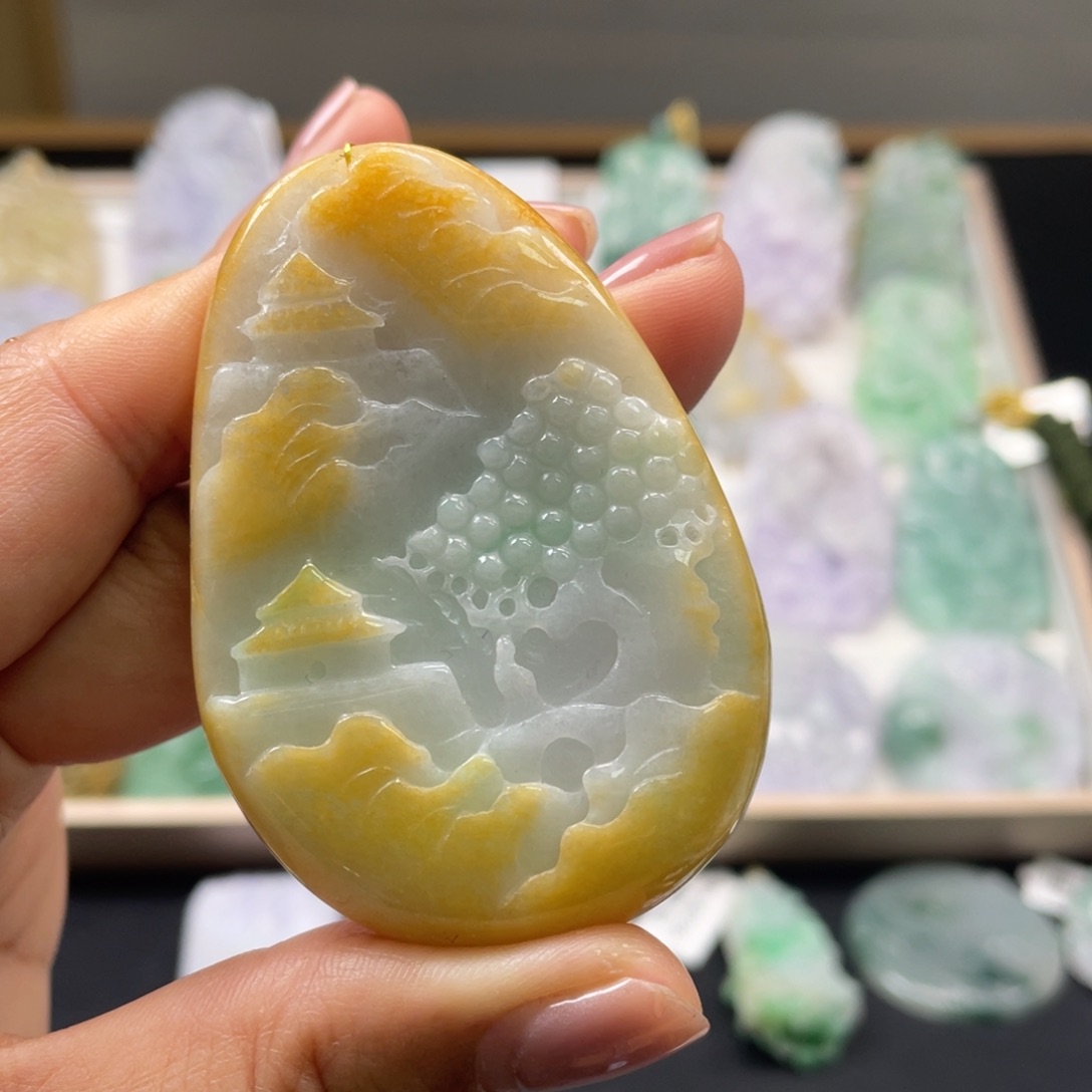 翡翠吊坠(不含链)未镶嵌