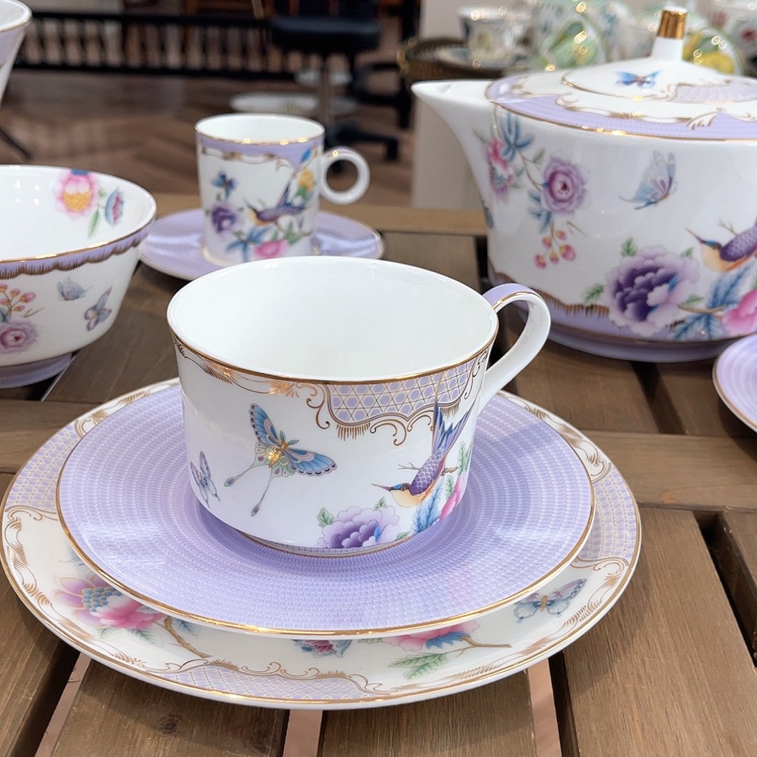 宁****骨瓷咖啡杯碟加7寸平盘——————