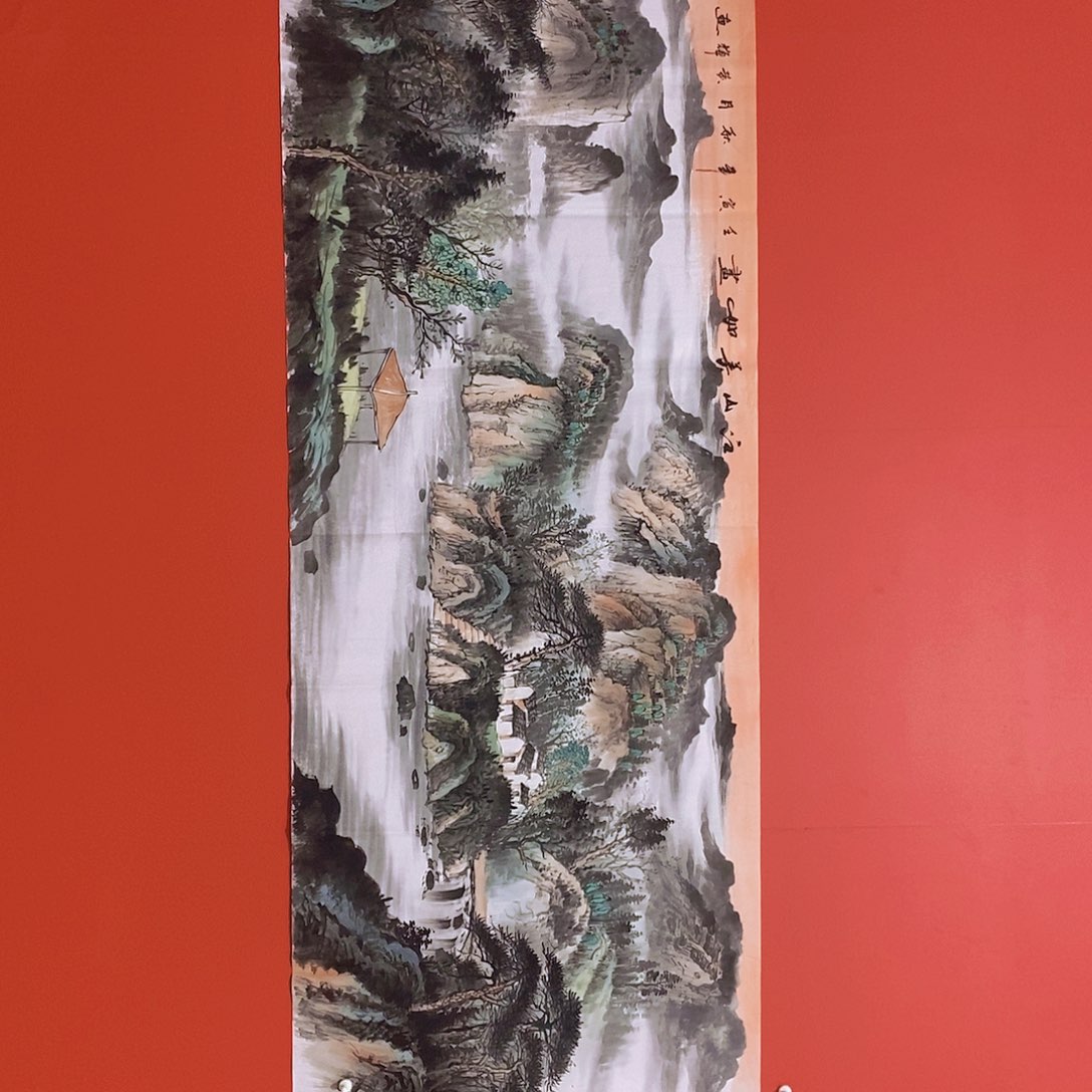 国画山水花鸟国画作品