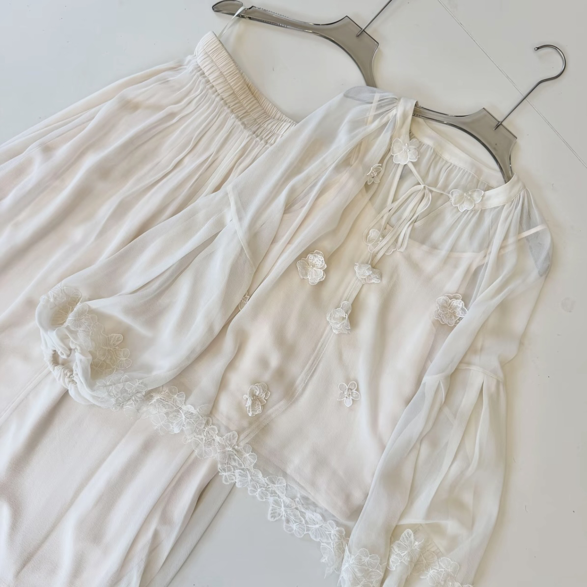 新【雨茉风铃-甜甜轻奢】重磅100桑蚕丝连衣裙H9090