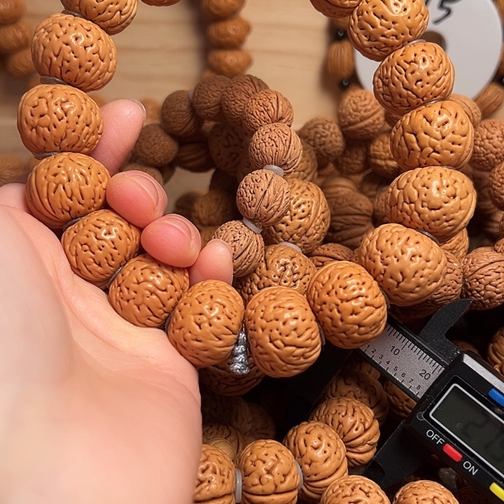 吊坠桃核桃核手串磨盘手持大开口20大➕