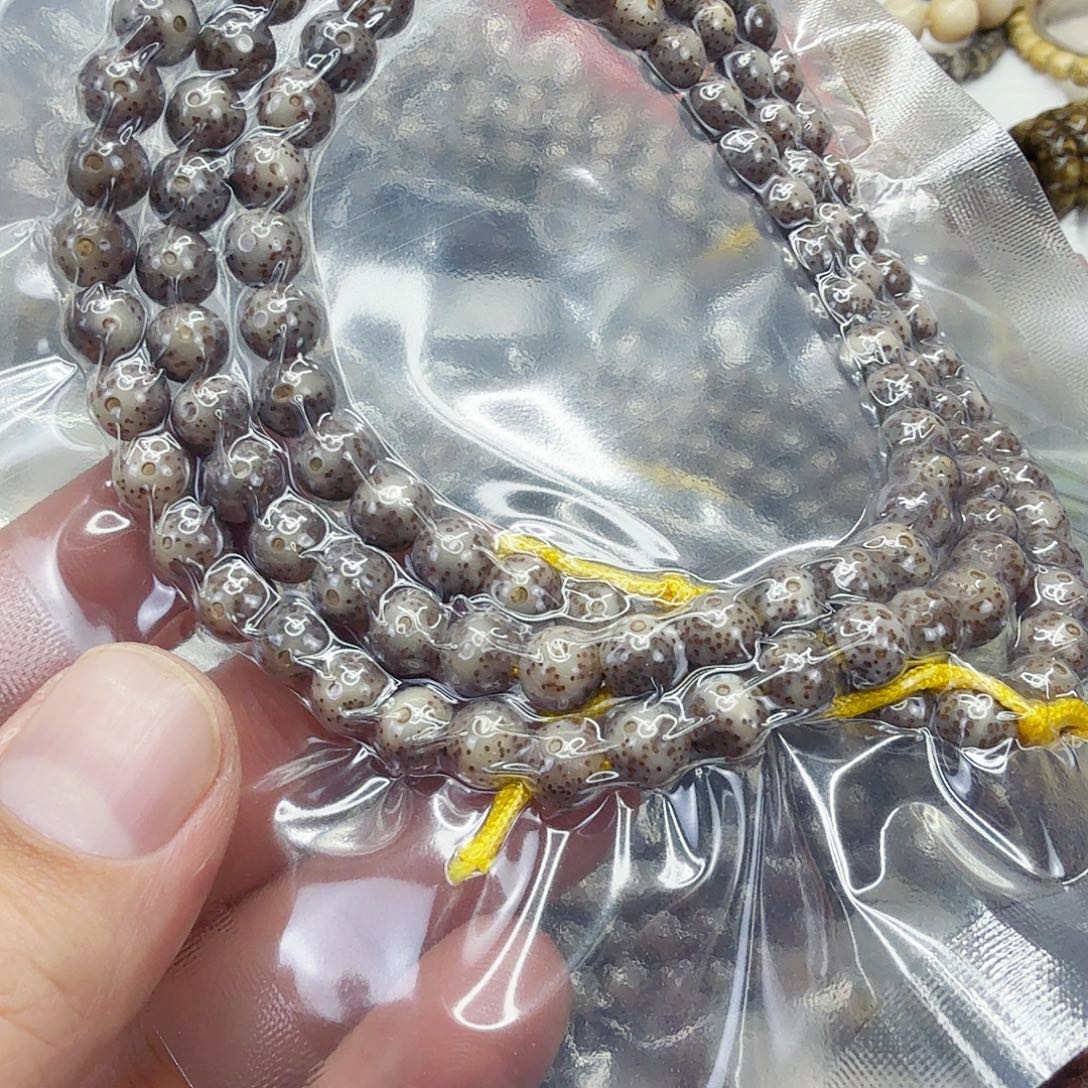星月菩提手串4高端黑冰星月菩提0.7圆108