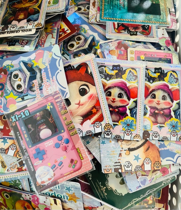 卡登动物王国动漫卡片，半斤少许重复