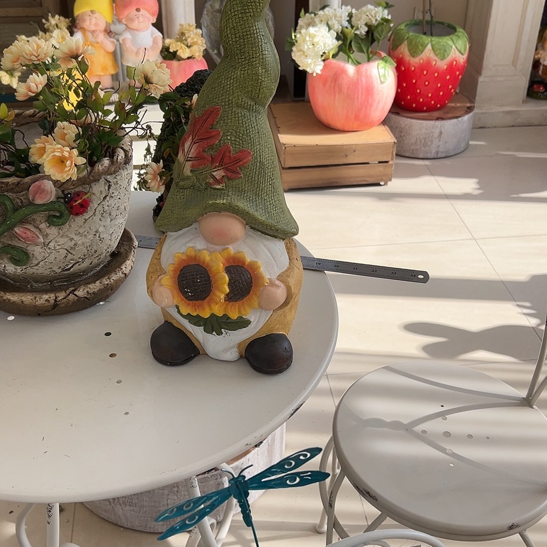 微瑕花园摆件红红火火