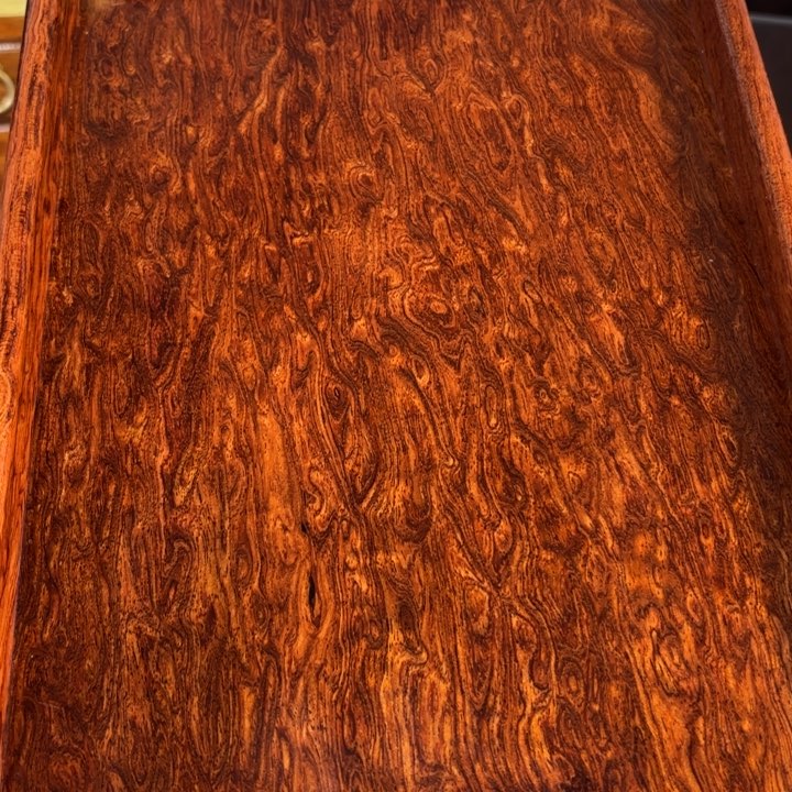 木缅甸花梨独板托盘