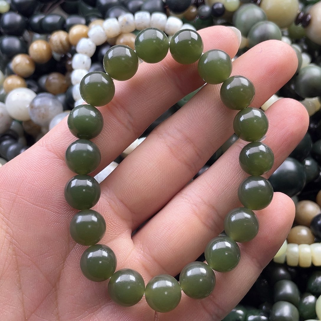 和田玉手串未镶嵌