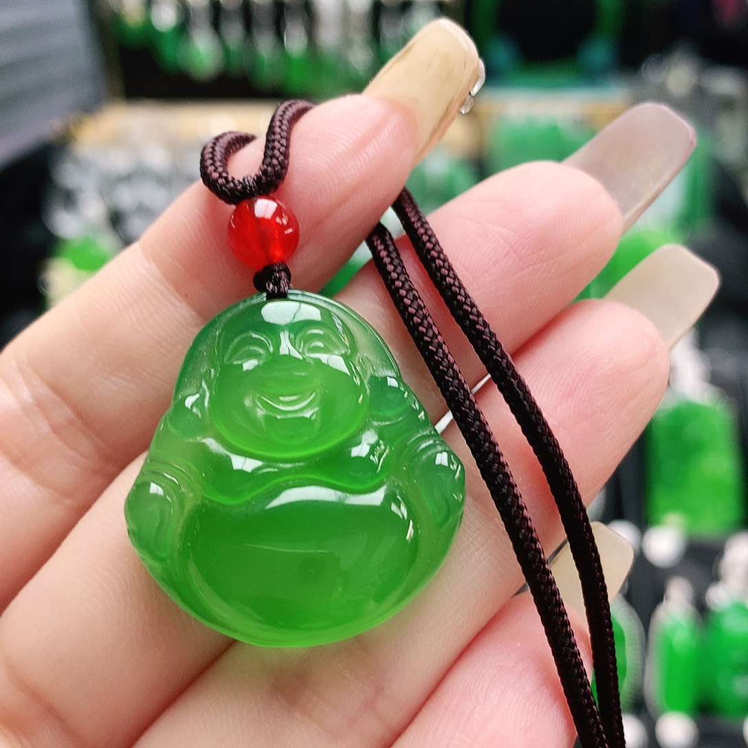 玛瑙/玉髓未镶嵌吊坠