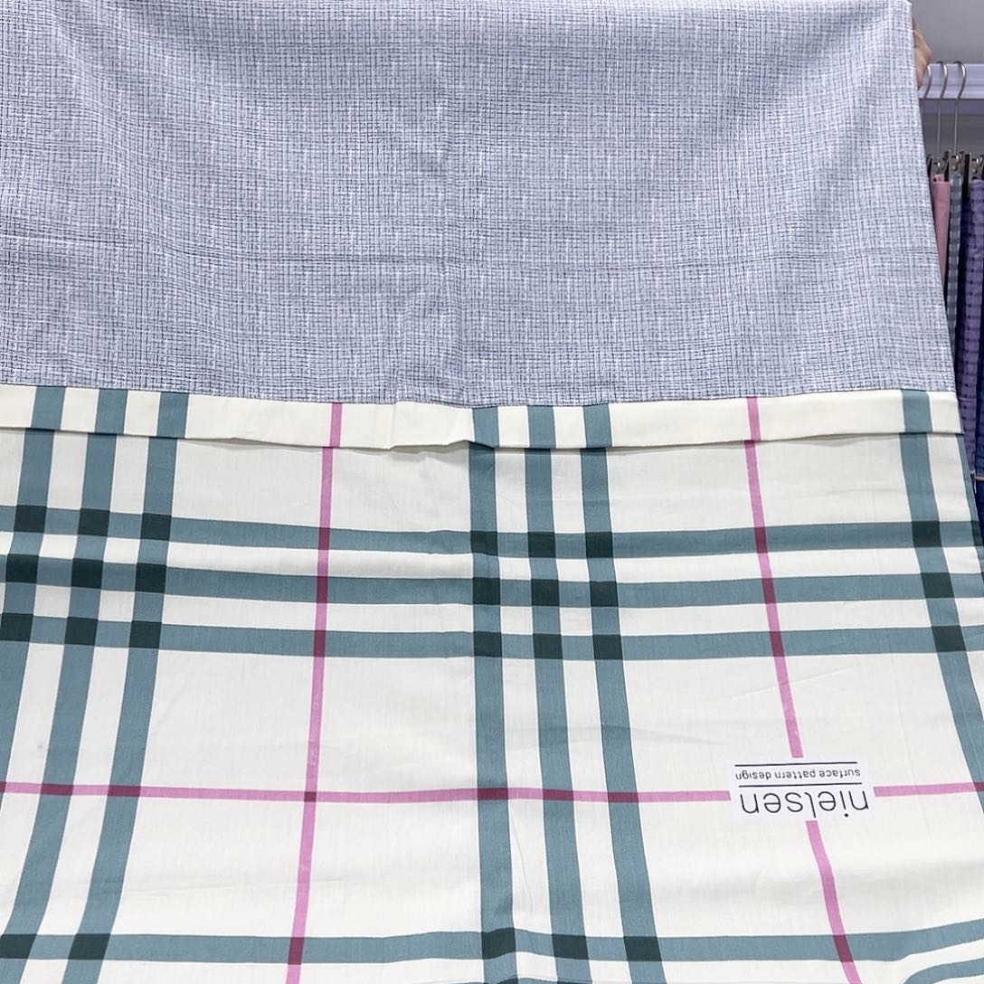 棉棉棉处理绿格被罩