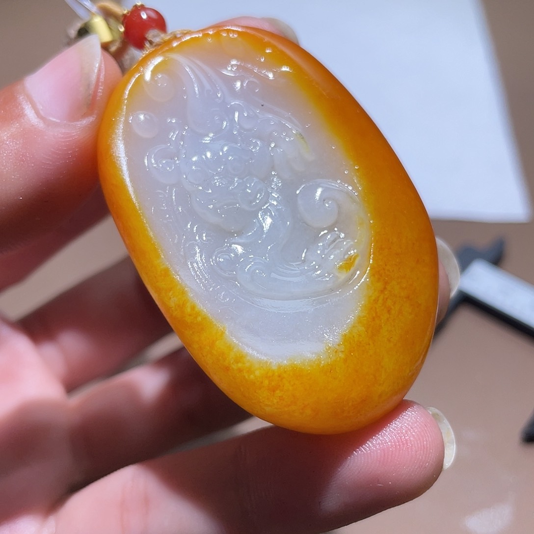 和田玉颈饰未镶嵌Z6