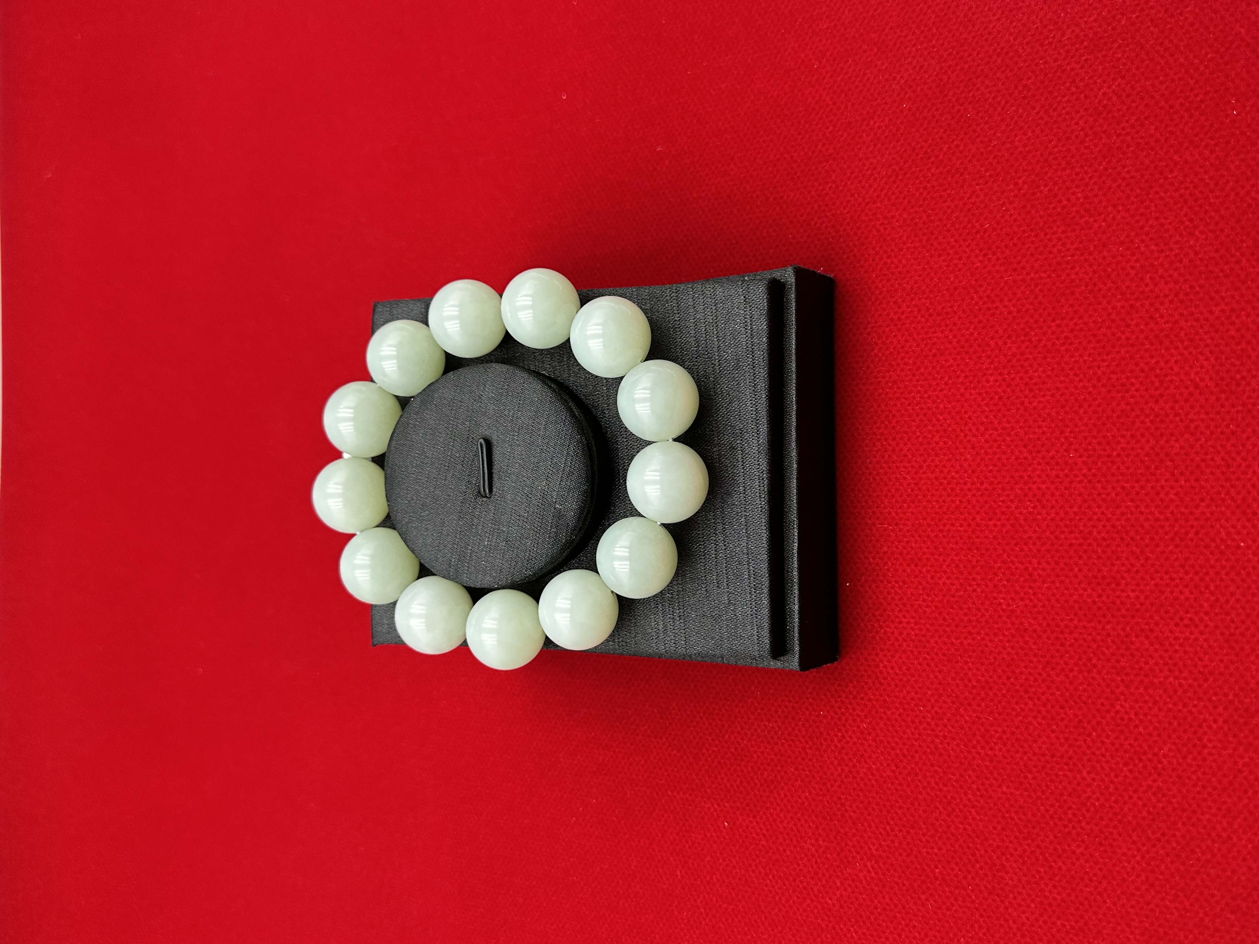 SC10100-【玉祥源】和田玉未镶嵌且末蓝手串18mm