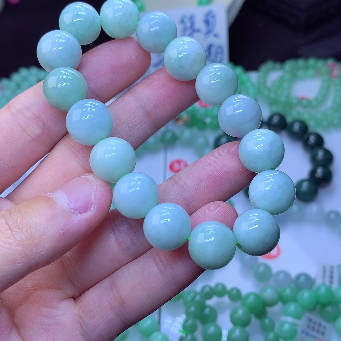 翡翠毛衣链未镶嵌卡13
