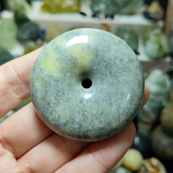 岫玉平安扣未镶嵌