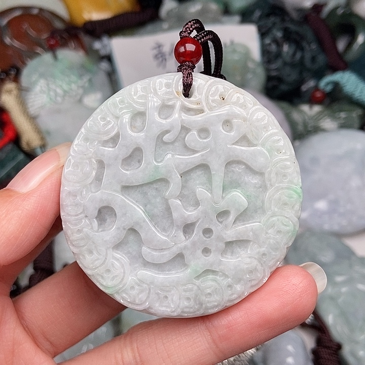 颈饰未镶嵌翡翠翡翠