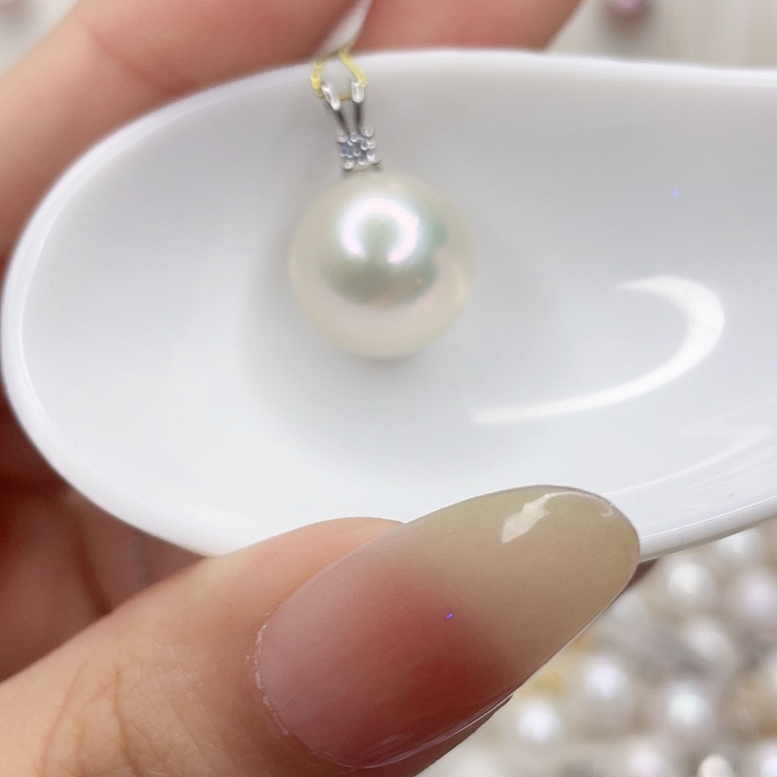 淡水珍珠未镶嵌吊坠(赠链)