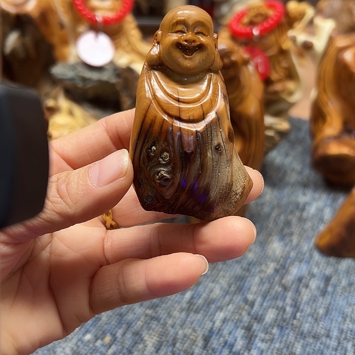 柏木太行崖柏手把摆件