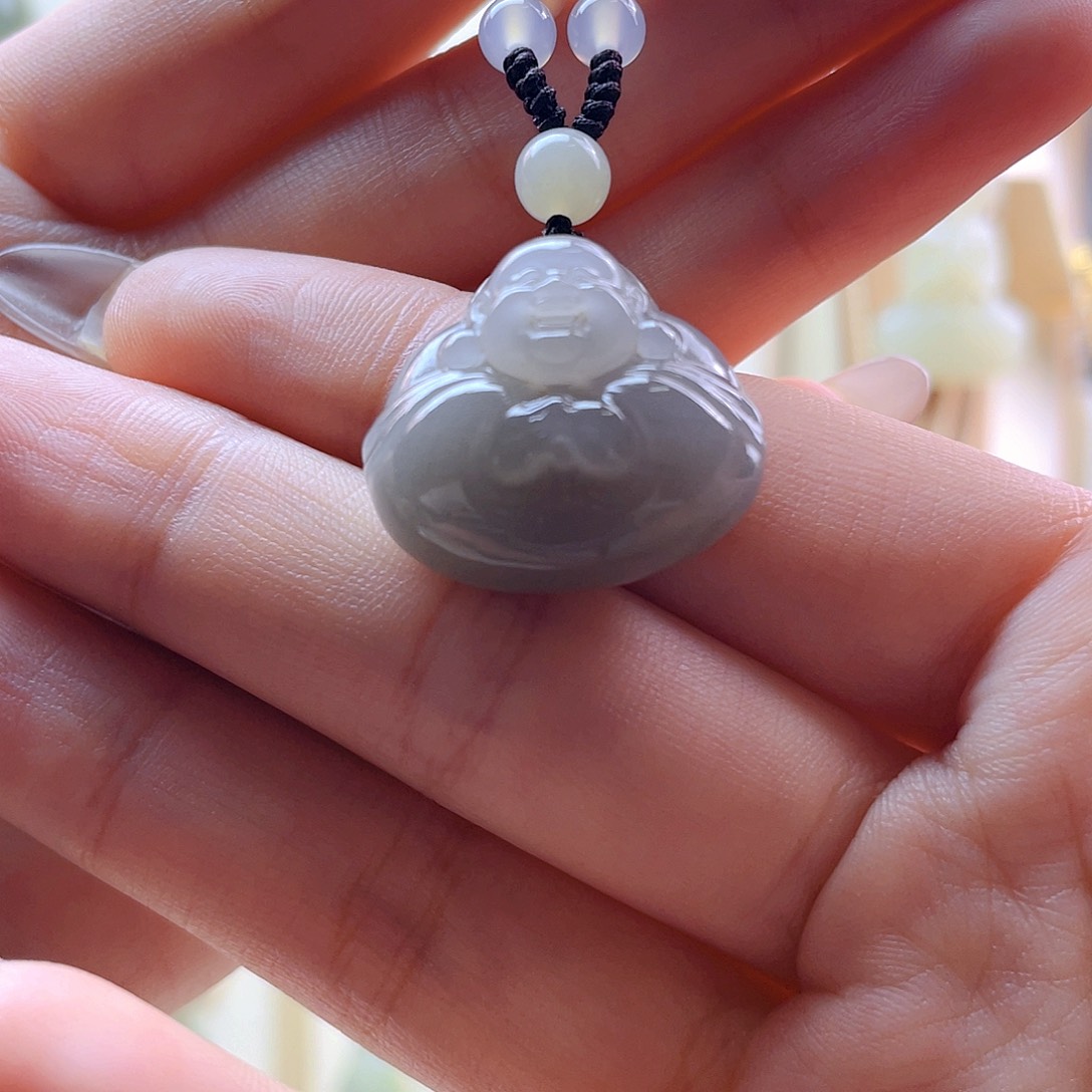 和田玉吊坠(赠链)未镶嵌岁*见