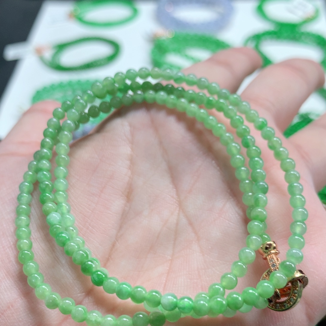 翡翠未镶嵌手链翡翠