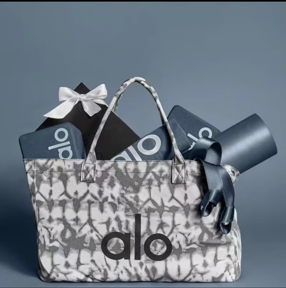 ALO 新款针织帆布大包