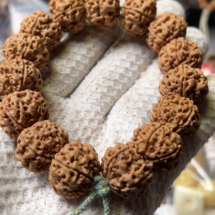 金刚菩提手串21➕平头大粗筋蜂窝