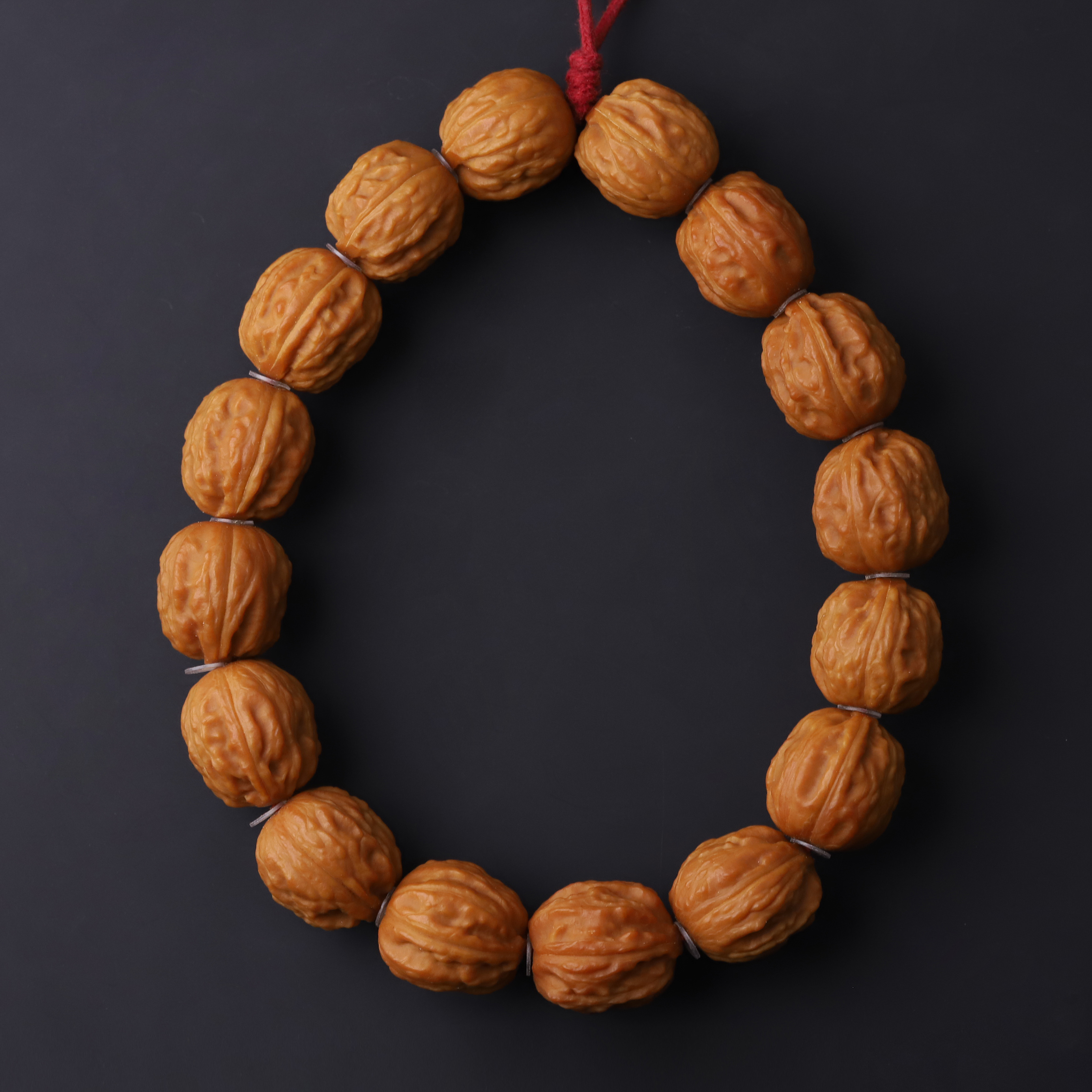 HT1119*3【小野蟾八棱】微打底文玩楸核桃手串