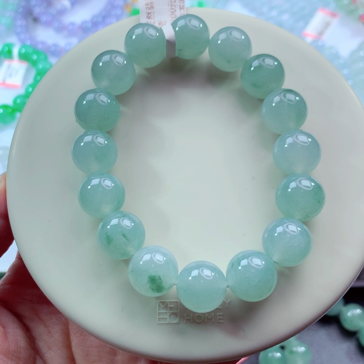 翡翠未镶嵌手链卡13.1