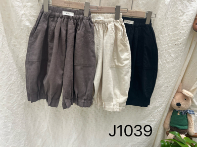 S1-9。1039 棉布灯笼裤宽松休闲舒适宝宝裤子春秋款